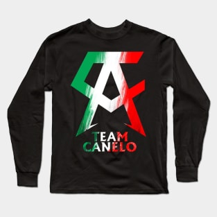 the winner of team canelo alvarez Long Sleeve T-Shirt